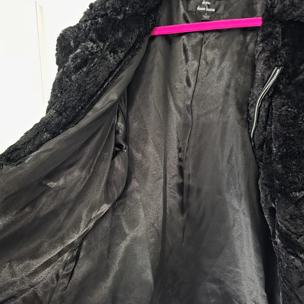 Dennis Basso Black Teddy Jacket - Picture 4 of 4